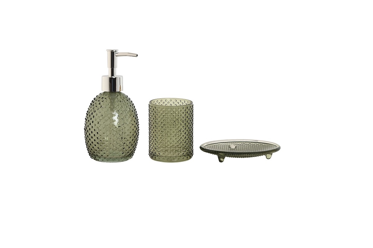 BAÃ Â O SET 3 CRISTAL ABS 9X8X17 350ML VER